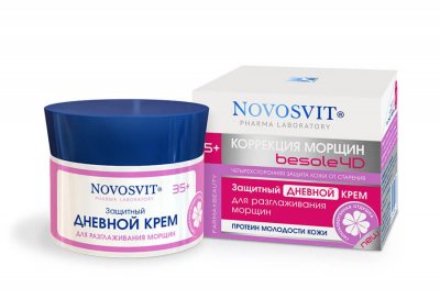 Купить novosvit (новосвит) крем дневной для разглаживания морщин защитный, 50мл в Городце