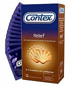 Купить contex (контекс) презервативы relief рельефные 12шт в Городце