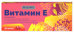 Купить витамин е bioforte, капсулы 200мг 30шт бад в Городце