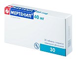 Купить мертенил, таблетки, покрытые пленочной оболочкой 40мг, 30 шт в Городце