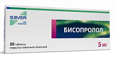 Купить бисопролол, таблетки, покрытые пленочной оболочкой 5мг, 50 шт в Городце