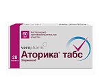 Купить аторика, таблетки, покрытые пленочной оболочкой 60мг, 28шт в Городце