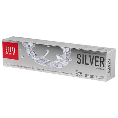 Купить сплат (splat) зубная паста специал серебро, 75мл в Городце