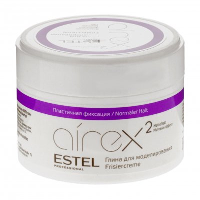 Купить estel (эстель) глина для моделирования волос с матовым эффектом пластичной фиксации airex, 65мл в Городце