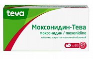 Купить моксонидин-тева, таблетки покрытые пленочной оболочкой 0,4 мг, 60 шт в Городце