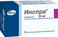 Купить инспра, таблетки, покрытые пленочной оболочкой 25мг, 30 шт в Городце