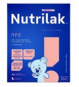 Купить нутрилак (nutrilak) премиум пре молочная смесь для недоношенных и маловесных детей, 350г в Городце