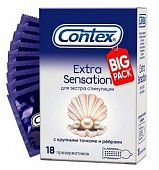Купить contex (контекс) презервативы extra sensation 18шт в Городце