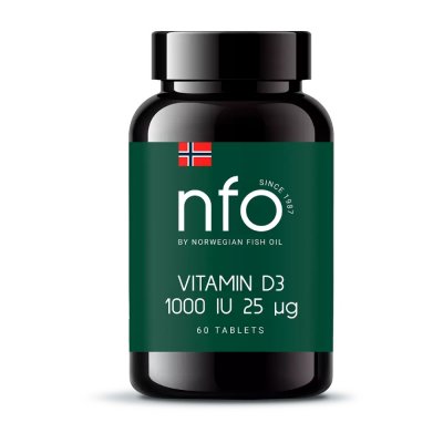 Купить norwegian fish oil (норвегиан фиш оил) витамин д3 1000ме, таблетки 750мг, 60 шт бад в Городце