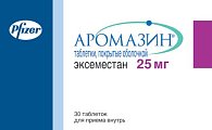 Купить аромазин, таблетки, покрытые оболочкой 25мг, 30 шт в Городце