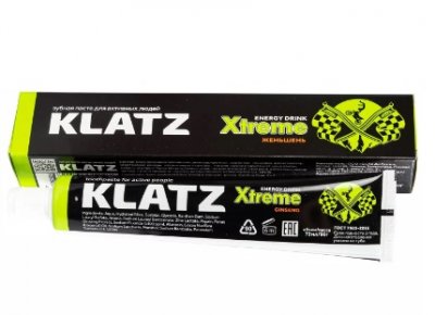Купить klatz (клатц) зубная паста xtreme energy drink женьшень, 75мл в Городце