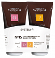 Система 4 (System 4) программа против сухой перхоти: шампунь терапевтический 2, 75мл+маска отшелушивающая О, 75мл