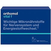 Купить orthomol vital f (ортомол витал ф), двойное саше (жидкость 20мл+капсула), 30 шт бад в Городце