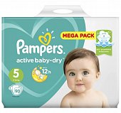 Купить pampers active baby (памперс) подгузники 5 юниор 11-16кг, 90шт в Городце