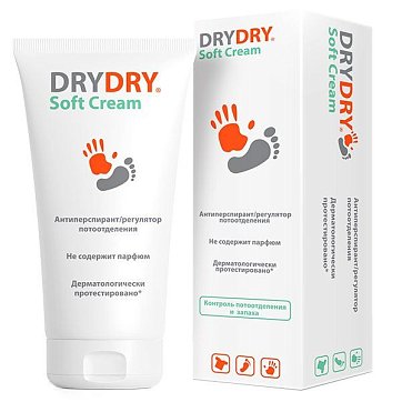 ДрайДрай Soft Cream (Dry Dry) антиперспирант регулятор потоотделения, 50мл 