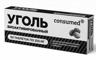 Купить уголь биоактивированный консумед (consumed), таблетки 50 шт бад в Городце