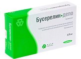 Купить бусерелин-депо, лиофилизат для приготовления суспензии для внутримышечного введения пролонг действия 3,75мг, 1 шт в Городце