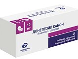 Купить донепезил канон, таблетки, покрытые пленочной оболочкой 10 мг 28 шт. в Городце