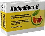 Купить нефробест-н, капсулы 420мг 60шт бад в Городце