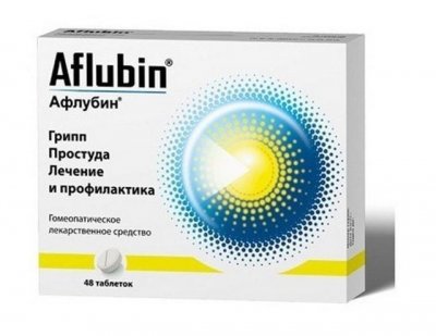 Купить афлубин, таблетки подъязычные гомеопатические, 48 шт в Городце