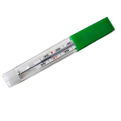 Купить термометр медицинский безртутный стеклянный с колпачком для легкого встряхивания в Городце