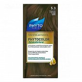 Купить фитосолба фитоколор (phytosolba phyto color) краска для волос оттенок 5,3 светло-золотистый шатен в Городце