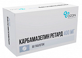 Купить карбамазепин ретард, таблетки с пролонгированным высвобождением 400мг 50шт в Городце