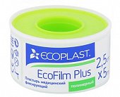 Купить ecoplast ecofilm plus пластырь медицинский фиксирующий полимерный 2,5см х 5м в Городце