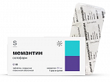 Купить мемантин солофарм, таблетки покрытые пленочной оболочкой 10 мг, 90 шт в Городце
