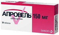 Купить апровель, таблетки покрытые пленочной оболочкой 150мг, 28 шт в Городце