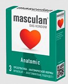 Купить masculan (маскулан) презервативы облегающей анатомической формы anatomic, 3 шт в Городце