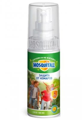 Купить mosquitall (москитолл) универсальная защита спрей от комаров 100 мл в Городце
