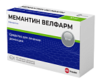 Купить мемантин-велфарм, таблетки, покрытые пленочной оболочкой 10мг, 90 шт в Городце