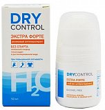 Dry Control Forte (Драй Контрол) Экстра Форте дабоматик от обильного потоотделения без спирта ролик 30% 50 мл