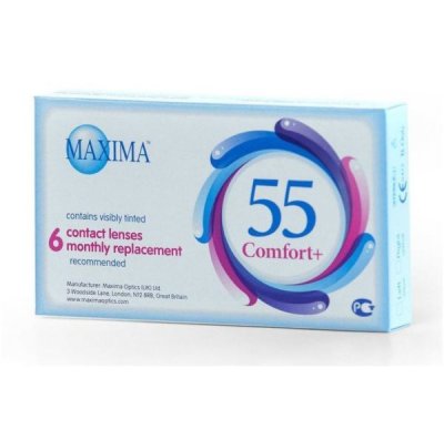 Купить контактные линзы maxima 55 comfort plus №6, -3,75 в Городце