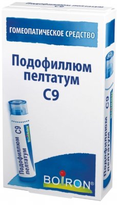 Купить подофиллюм пелтатум с9 гомеопатические монокомпонентный препарат растительного происхождения гранулы гомеопатические 4 гр в Городце