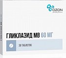 Купить гликлазид мв, таблетки с модифицированным высвобождением 60мг, 30 шт в Городце