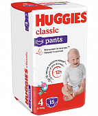 Купить huggies (хаггис) трусики-подгузники детские классик, размер 4, 9-14кг 15шт в Городце