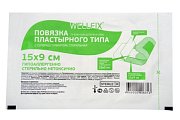 Купить повязка пластырного типа с суперадсорбентом стерильная веллфикс (wellfix) 15х9см, 50 шт в Городце