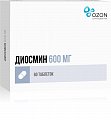Купить диосмин, таблетки, покрытые пленочной оболочкой 600мг, 60 шт в Городце