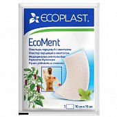Купить ecoplast ecoment пластырь перцовый с ментолом 10 х 15см в Городце
