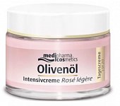 Купить медифарма косметик (medipharma cosmetics) olivenol крем для лица дневной интенсивный роза легкий, 50мл lsf-20 в Городце