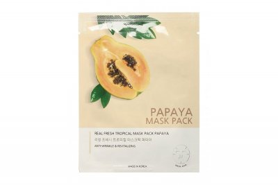 Купить джунгнани (jungnani) маска тканевая для лица папайа real fresh tropical 25мл в Городце