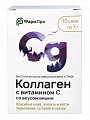 Купить коллаген с витамином с со вкусом вишни, порошок для приема внутрь пакет-саше 7г, 10 шт бад в Городце