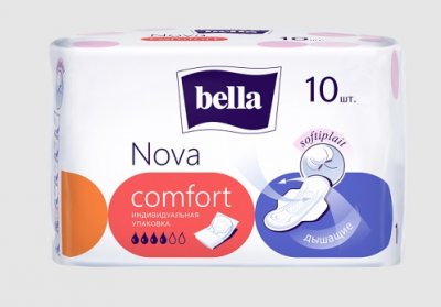 Купить bella (белла) прокладки nova comfort белая линия 10 шт в Городце