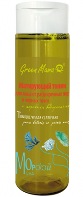 Купить green mama (грин мама) тоник для лица матирующий морские водоросли, 200мл в Городце