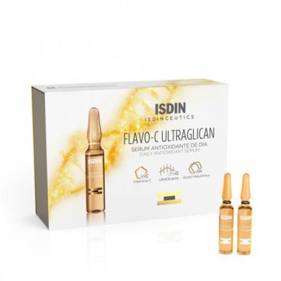 Купить isdin isdinceutics (исдин) сыворотка для лица дневная flavo-c melatonin, ампулы 2мл, 10шт в Городце