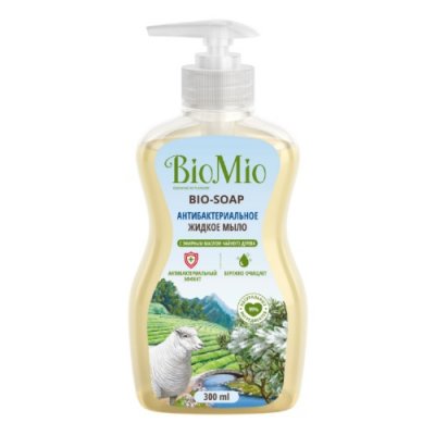 Купить биомои (biomio) жидкое мыло антибактериальное с эфирным маслом чайного дерева, 300 мл в Городце