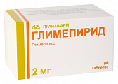 Купить глимепирид, таблетки 2мг, 90 шт в Городце