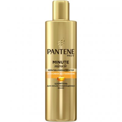 Купить pantene pro-v (пантин) шампунь minute miracle мицелярный интенсивное восстановление волос, 270 мл в Городце